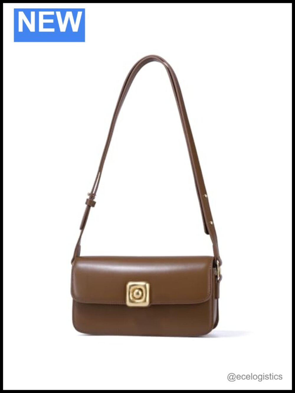 Genuine Leather Shoulder Purse Women Travel Crossbody
